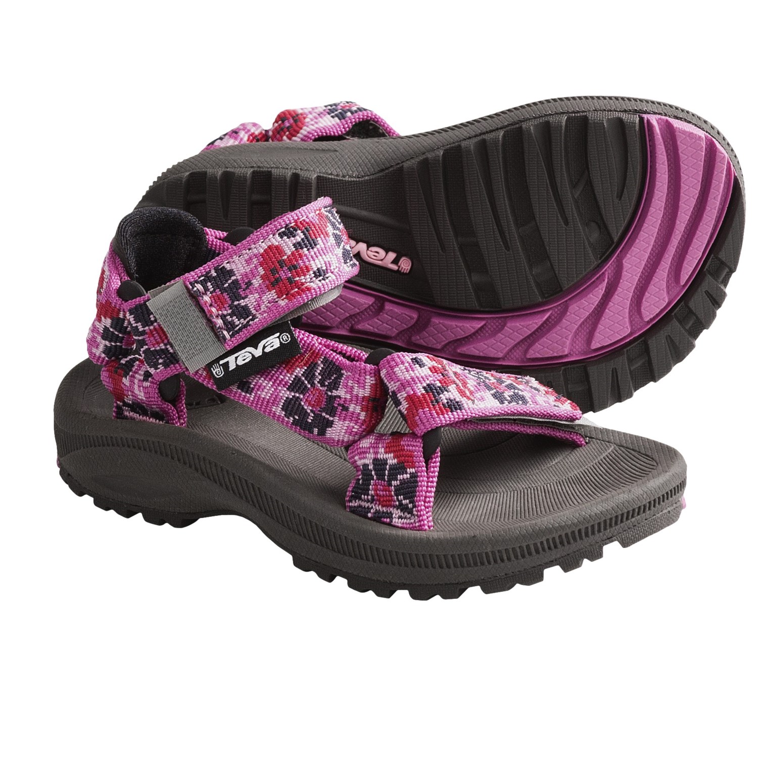 Teva Hurricane 2 Sandals (For Kids and Youth) in Brocart Valentine
