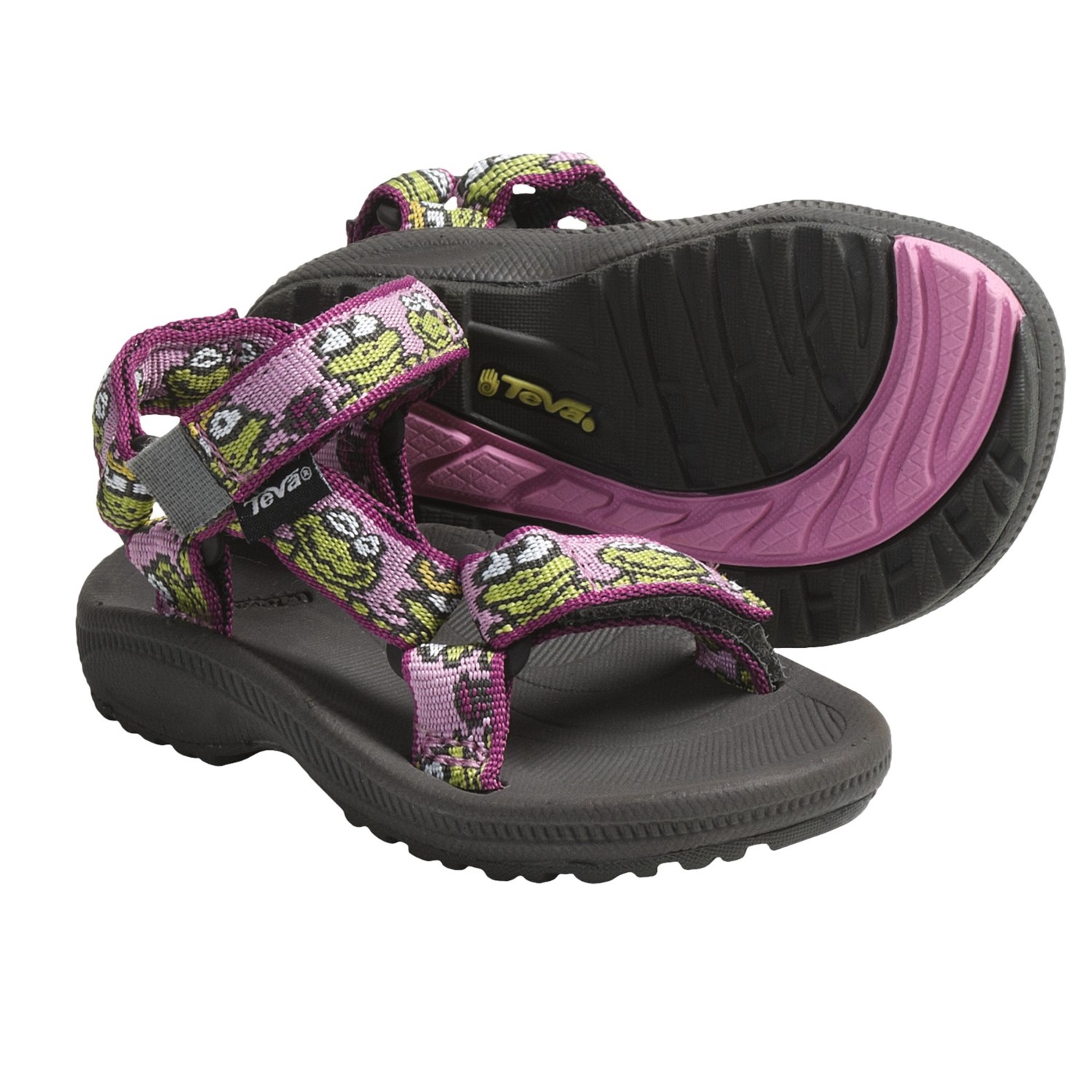 Teva Hurricane Sandals (For Infants) in Froggy Pink
