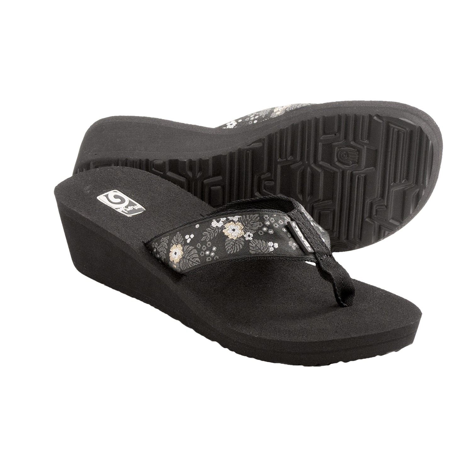 Teva Mandalyn MushÂ® Wedge 2 Sandals - Flip Flops (For Women) in Palm ...