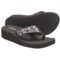 Sweden Marron Teva Mandalyn Wedge Thong Sandals  (For Women)