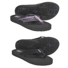 Teva Mush® Adapto Thong Sandals- 2-Pack, Flip-Flops (For Women) in Black/Dusty Lavender - Closeouts