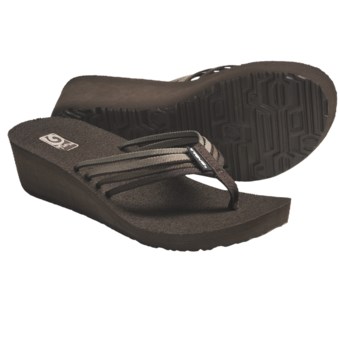 Teva Mush Adapto Wedge Sandals (For Women) in Chocolate Chip