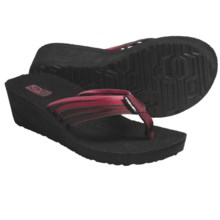 Teva Mush Adapto Wedge Sandals (For Women) in Red - Closeouts