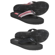 Teva Mush® II Thong Sandals - 2-Pack, Flip-Flops (For Women) in Tread Black/ Antiquous Poppy - Closeouts