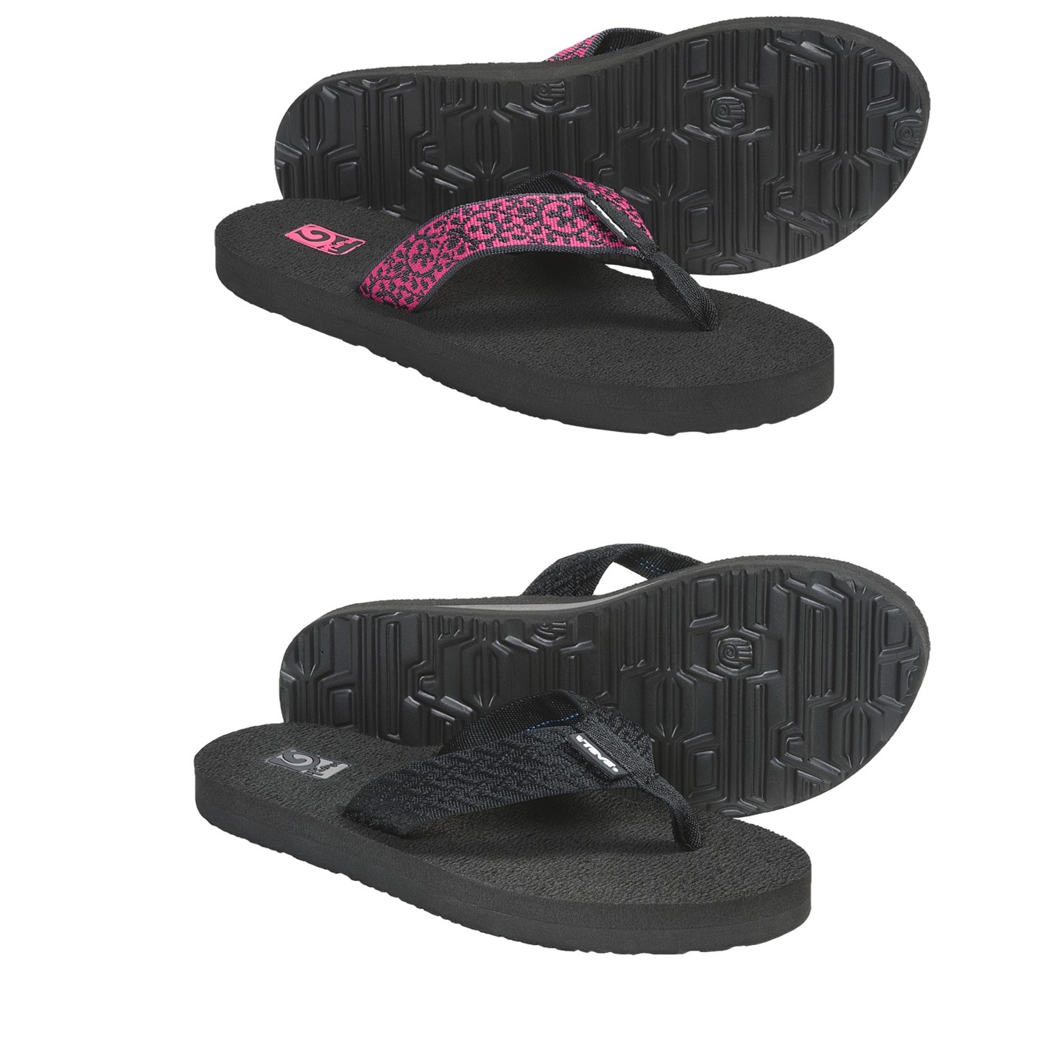 Teva MushÂ® II Thong Sandals - 2-Pack, Flip-Flops (For Women) in Tread ...