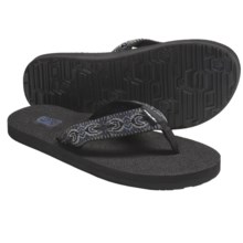 Teva Mush II Thong Sandals - Flip-Flops (For Men) in Island Navy - Closeouts
