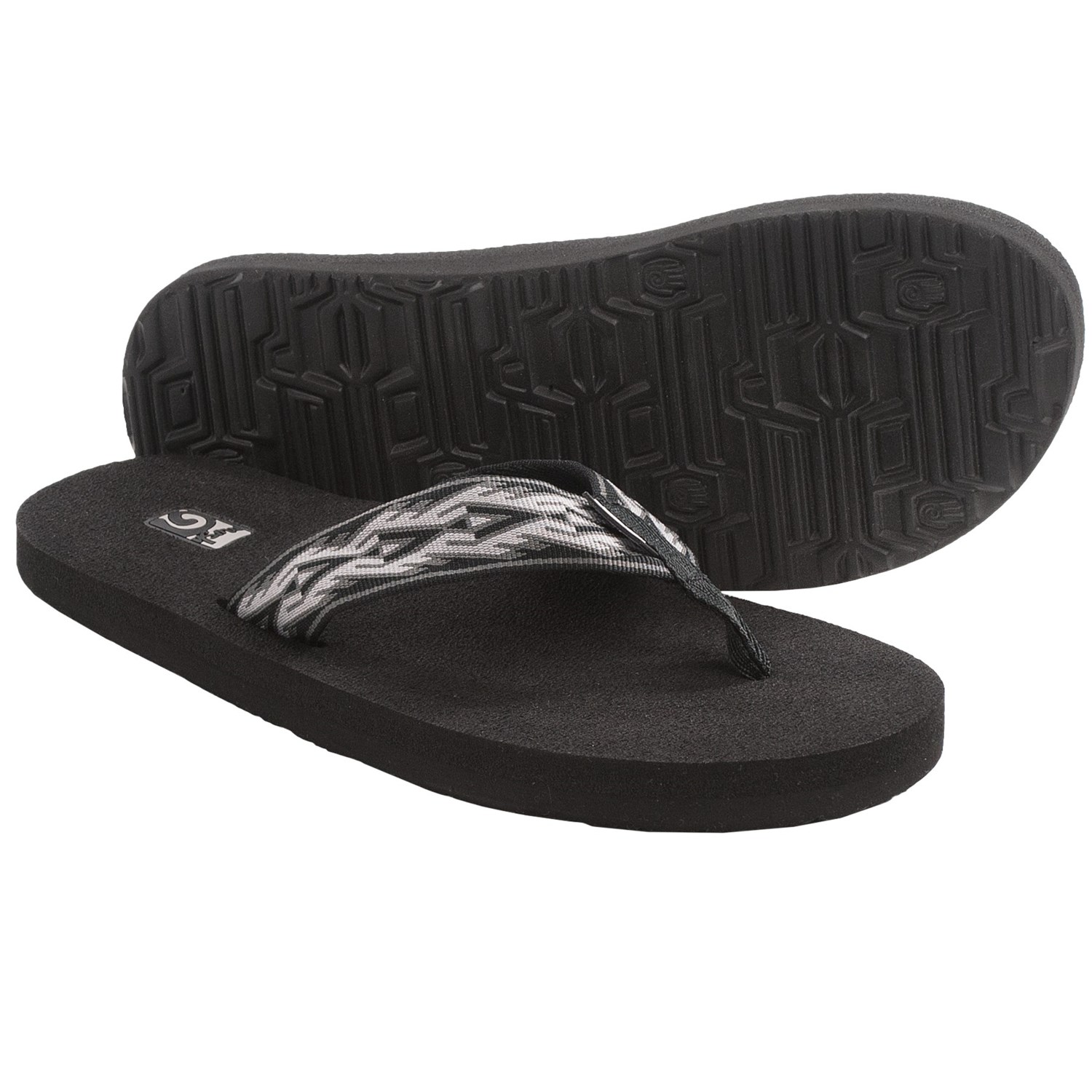 Teva Mush II Thong Sandals - Flip-Flops (For Men) in Kolina Black