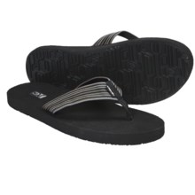 Teva Mush II Thong Sandals - Flip-Flops (For Men) in Retro Stripes Graphite - Closeouts