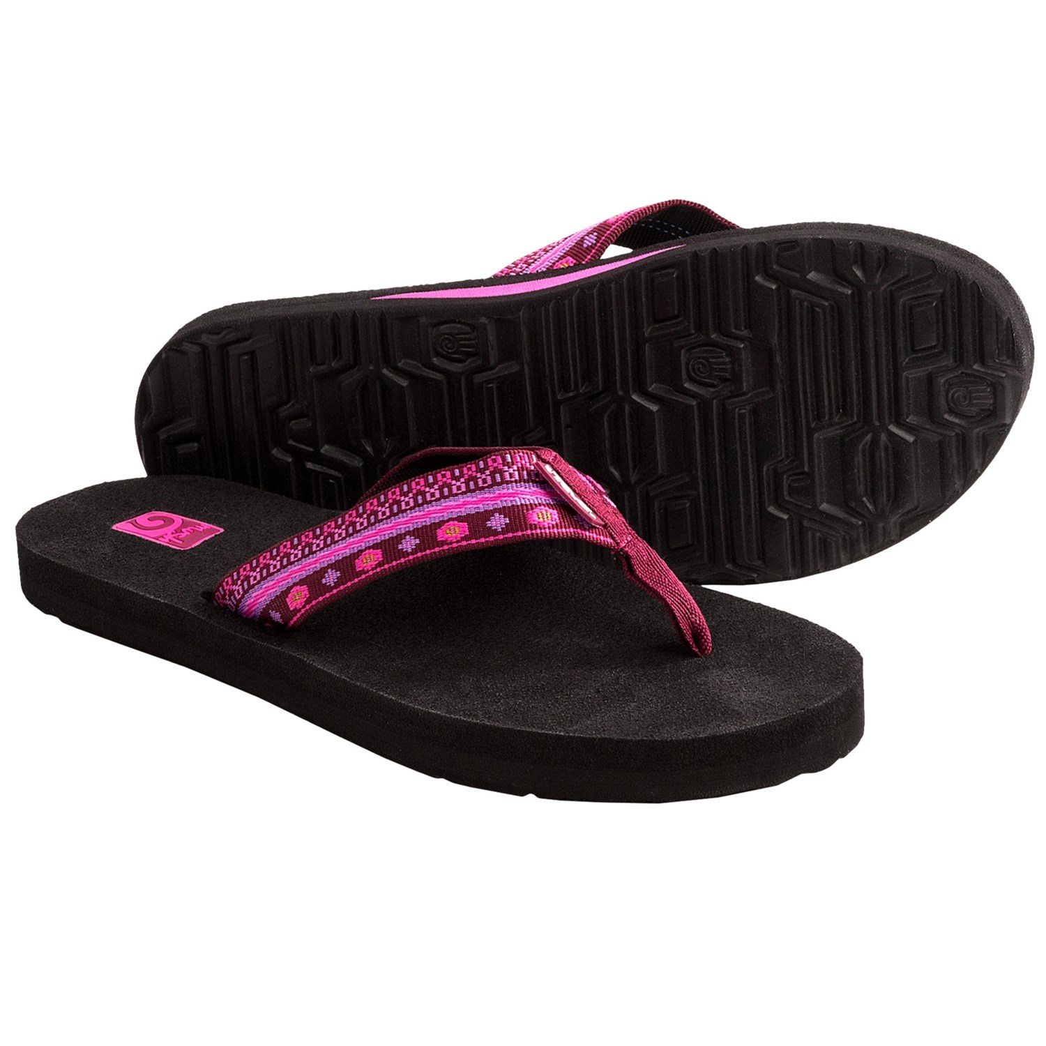 Teva Mush II Thong Sandals - Flip-Flops (For Women) in Hippie Pink