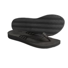 Teva Mush® Luxe Cord Thong Sandals (For Women) in Black - Closeouts