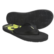 Teva Mush® Print Thong Sandals (For Men) in Brick Sulfur Green - Closeouts