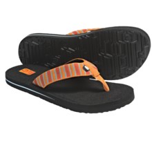 Teva Mush Sandals (For Kids) in Deco Stripe Orange - Closeouts