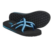 Teva Olowahu Thong Sandals - Mush® Footbed (For Women) in Little Bay Crystal - Closeouts