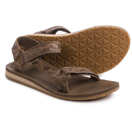 Teva Original Universal Crafted Leather Sandals For Men