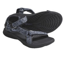 Teva Pretty Rugged Nylon 3 Sport Sandals (For Women) in Lierre Blue - Closeouts