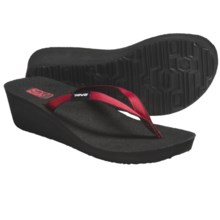 Teva Ribbon Mush® Wedge Sandals (For Women) in Red - Closeouts