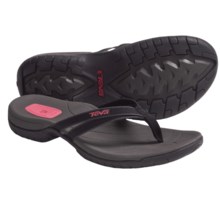 Teva Tirra Thong Sandals (For Women) in Black - Closeouts
