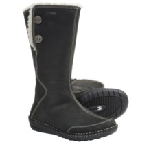 Teva Tonalea Boots - Leather (For Women) in Black - Closeouts