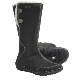 Teva Tonalea Boots - Leather (For Women) in Black