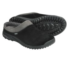 Teva Vero Clogs -Suede (For Women) in Black - Closeouts