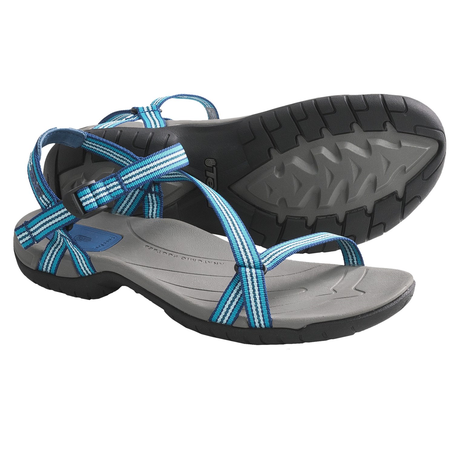 Teva Zirra Sport Sandals (For Women) in Native Stripes Algiers Blue