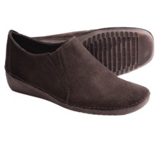 The Flexx Quarter Back Shoes - Suede (For Women) in Coffee Oily Suede - Closeouts