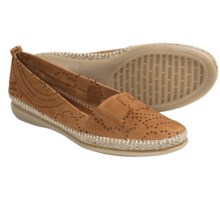 The Flexx Rapid Espadrille Flats - Leather (For Women) in Brandy - Closeouts