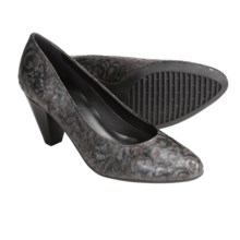 The Flexx Reign or Shine Pumps - Leather (For Women) in Gunmetal Arabis - Closeouts