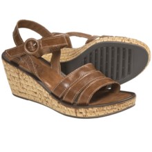 The Flexx Step It Up Wedge Sandals (For Women) in Brandy - Closeouts