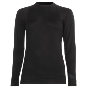 The Mobile Society Angora Base Layer Top - Long Sleeve (For Women) in Black