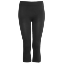 The Mobile Society Angora Plus 3/4 Tights (For Women) in Black - Closeouts