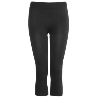 The Mobile Society Angora Plus 3/4 Tights (For Women) in Black