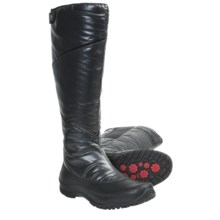 The North Face Anna Purna Tall Zip Winter Boots - Waterproof, Insulated (For Women) in Tnf Black/Tnf Black - Closeouts
