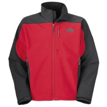The North Face Apex Bionic Jacket - Soft Shell (For Men) in Tnf Red/Asphalt Grey - Closeouts