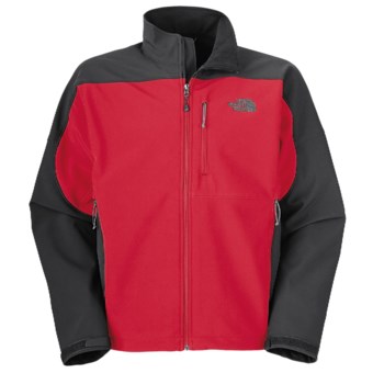 The North Face Apex Bionic Jacket - Soft Shell (For Men) in Tnf Red/Asphalt Grey