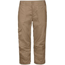 The North Face Bishop Knicker Capris  - UPF 50, Stretch Cotton (For Women) in Moab Khaki - Closeouts