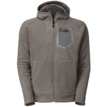 The North Face Chimborazo 2.0 Hooded Jacket - Fleece (For Men) in Heather Grey - Closeouts