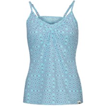 The North Face Dana Print Stretch Cami - UPF 15, Built-In Shelf Bra (For Women) in Bonnie Blue - Closeouts