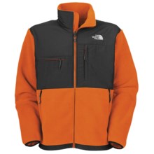 The North Face Denali Jacket - Polartec® Fleece (For Men) in Oriole Orange/Asphalt Grey - Closeouts
