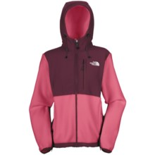 The North Face Denali Jacket - Polartec® Fleece, Hooded (For Women) in Pink Pearl/Squid Red - Closeouts