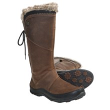 The North Face Janey II Luxe Winter Boots (For Women) in Camel Brown/Tnf Black - Closeouts