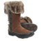 The North Face Jozie II Winter Boots - Waterproof, Insulated (For Women) in Camel Brown/Tnf Black