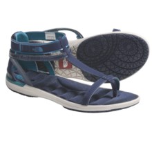 The North Face Manzanita Gladiator Sandals (For Women) in Deepwater Blue/Ivory - Closeouts