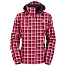 The North Face Novelty Resolve Jacket - Waterproof (For Women) in Baroque Purple Plaid - Closeouts