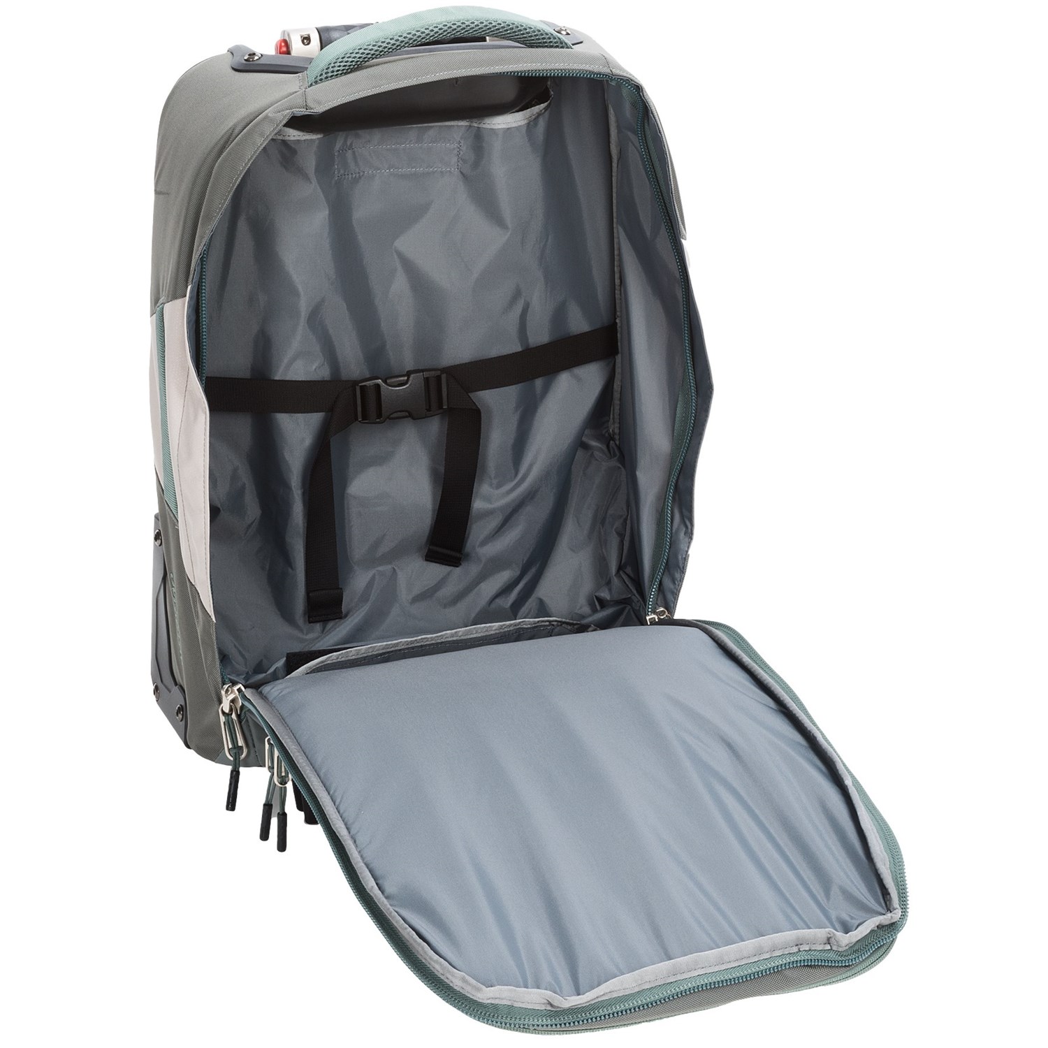 The North Face Overhead Rolling CarryOn Duffel Bag Laptop Sleeve