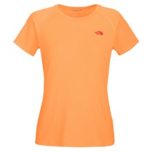 The North Face Reaxion T-Shirt - Short Sleeve (For Women) in Impact Orange - Closeouts