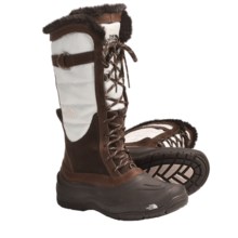The North Face Shellista Lace-Up Boots - Waterproof, Insulated (For Women) in Trail Brown - Closeouts