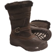 The North Face Shellista Winter Boots - Waterproof, Insulated, Pull-Ons (For Women) in Coffee Brown/Demitasse Brown - Closeouts