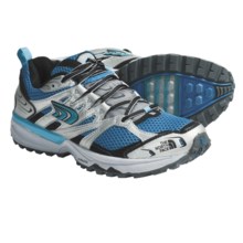 The North Face Single-Track Running Shoes (For Women) in Blitz Blue/Metallic Silver - Closeouts