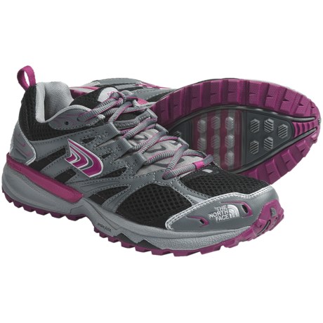 The North Face Single-Track Running Shoes (For Women) in Graphite Grey